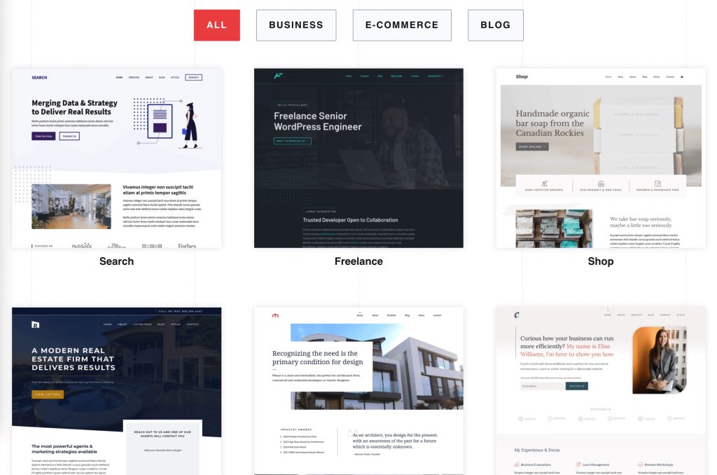 GeneratePress theme builders